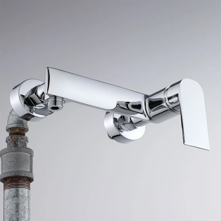 Messing enkelt håndtag luksus brusebad vandhane